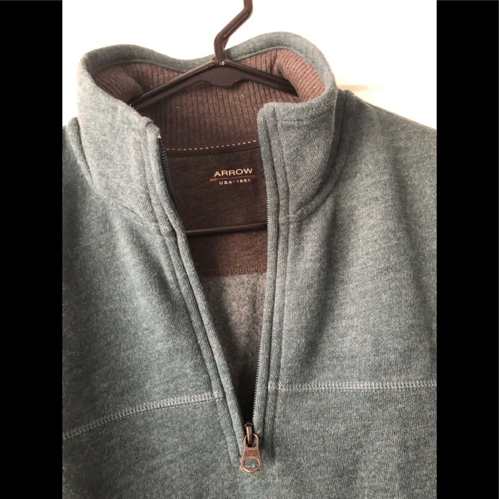 Soft Blue Green Pullover - Picture 3 of 5